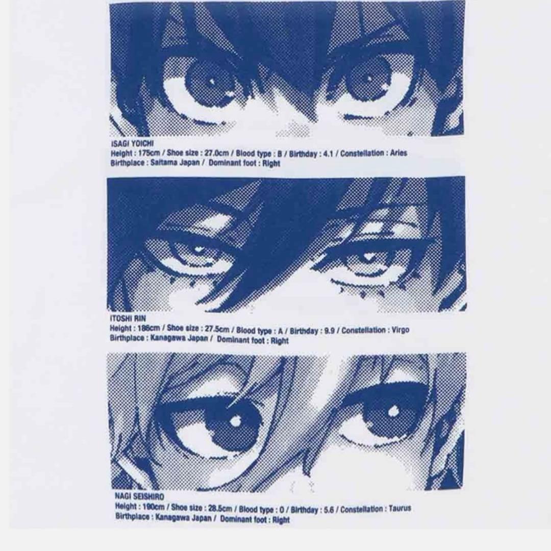 ブルーロック　伊勢丹　CHARACTER EYES Tシャツ　潔　凛　凪　玲王