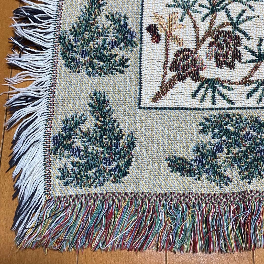 L.L.Bean アメリカ製 ヴィンテージラグマット マルチカバー タペストリー