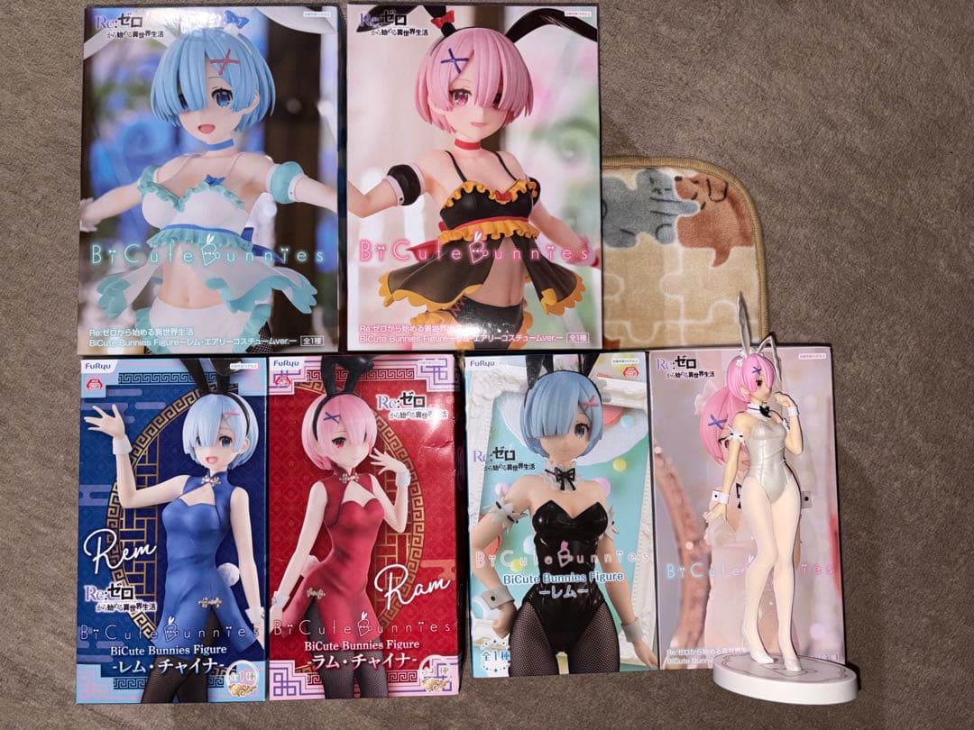BiCute bunnies Reゼロ　レム　ラム　ビーキュートバニーフィギュア