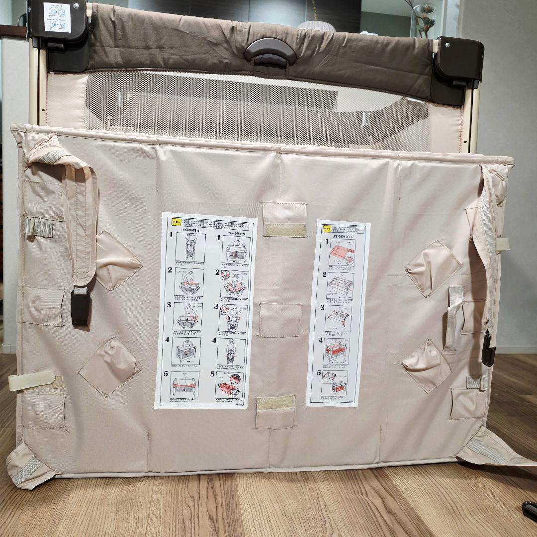 Apricaアップリカ ココネルエアー ベビーベッド ココア