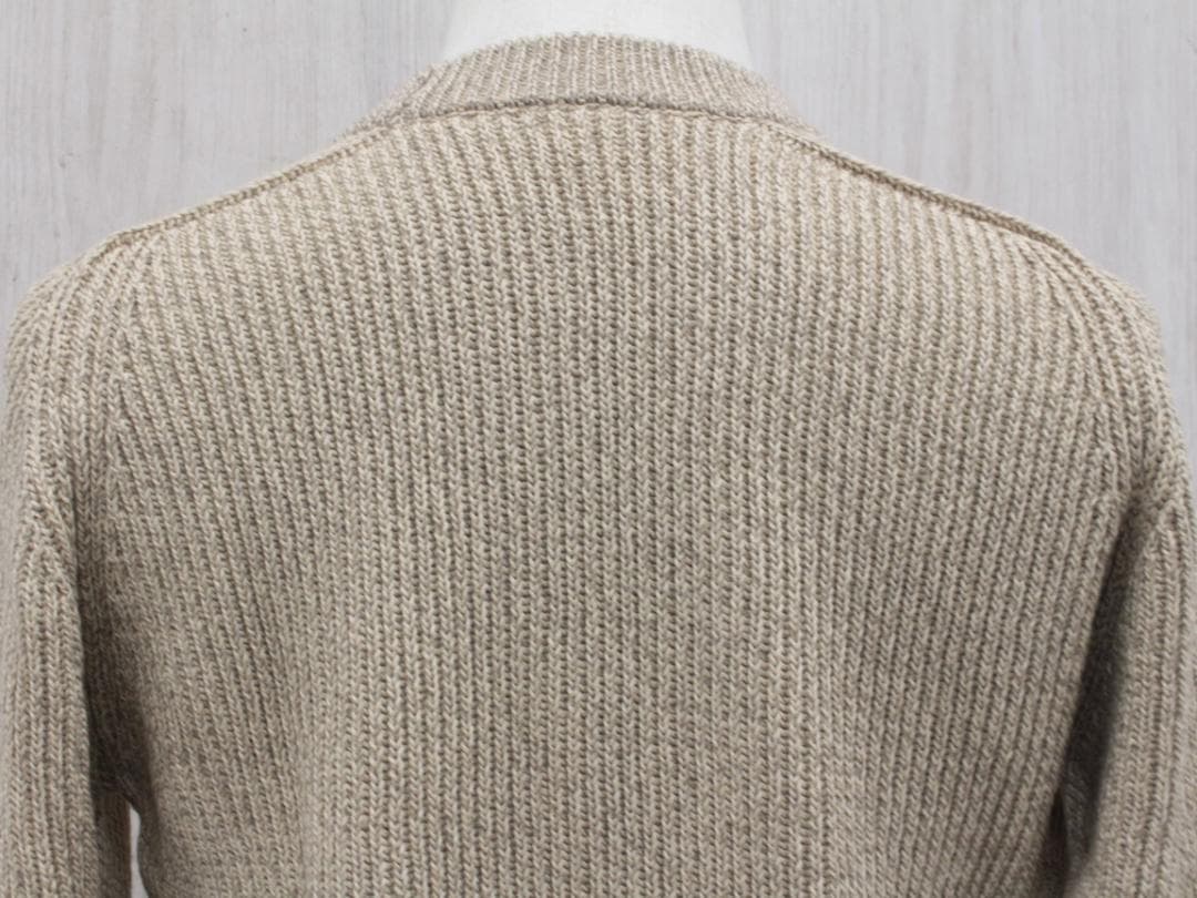 ▲美品 グッチ GUCCI グッチ リブ編 ニットセーター ベージュ Sサイズ