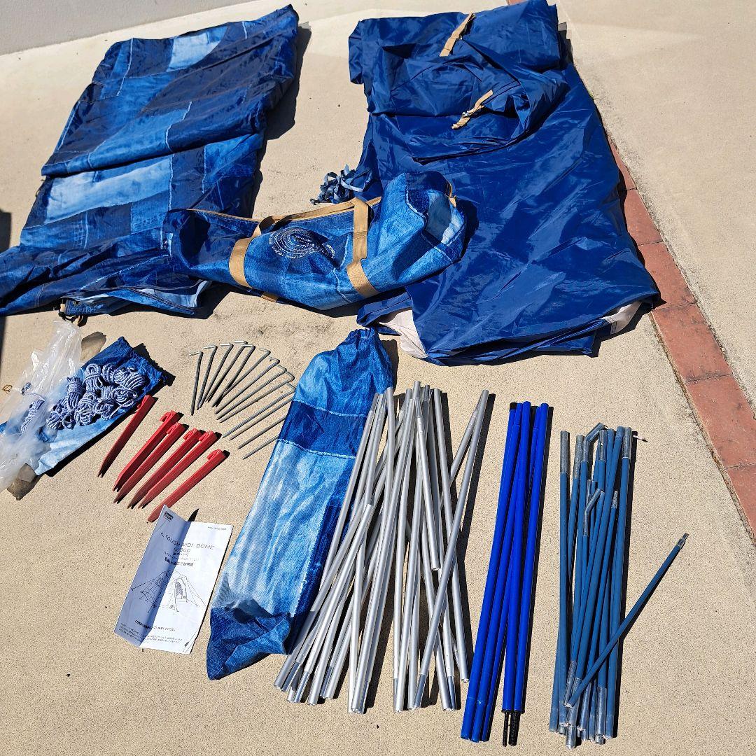 美品 Coleman IL タフワイドドームⅣ/300 コールマン デニム