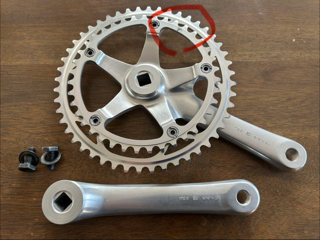 や*す様 Campagnolo カンパニョーロ クランクセット48/39T 17