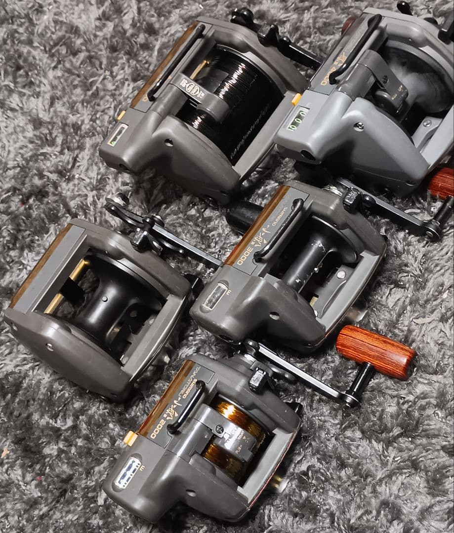 シマノチタノス船まとめて5台！揃うことが激レア