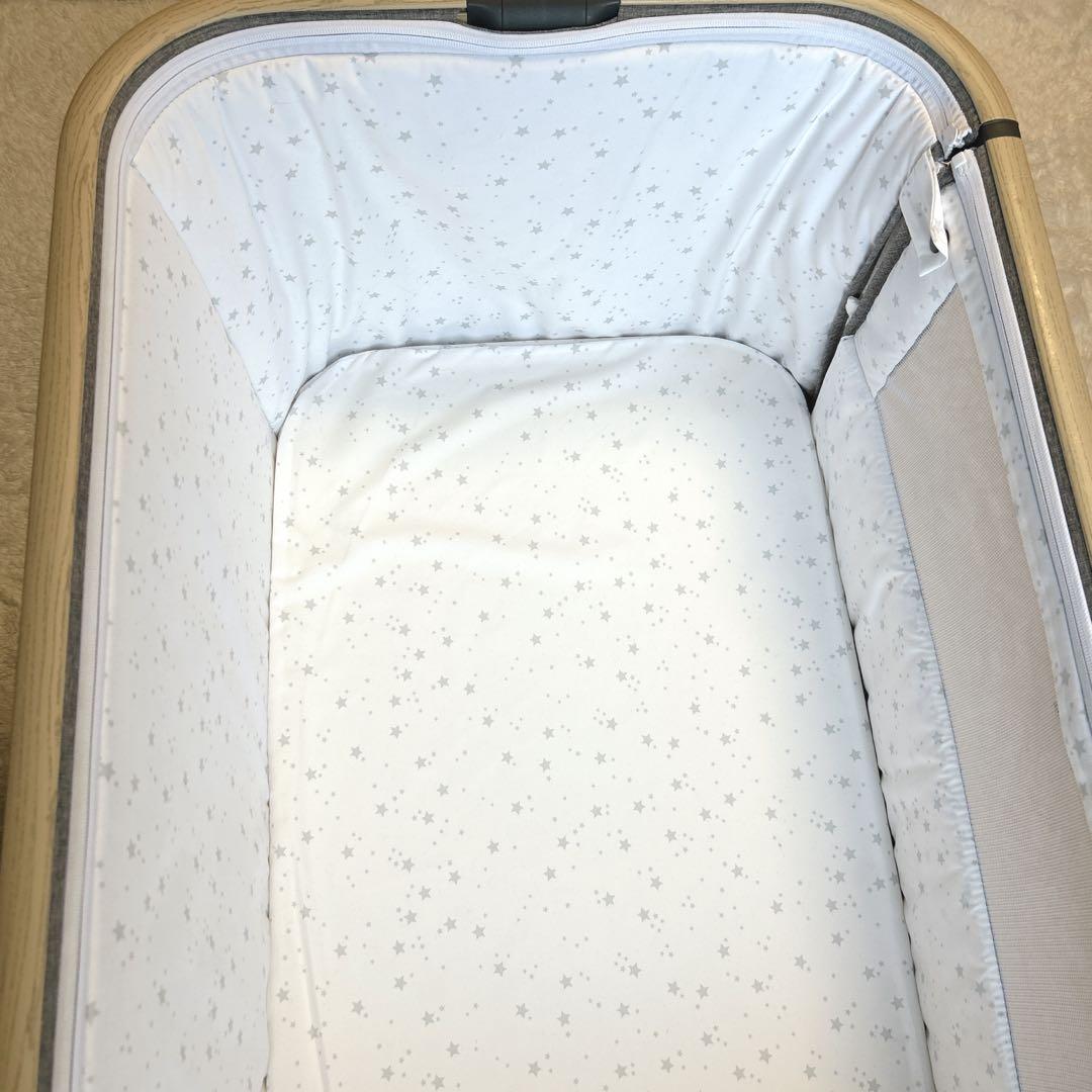 【美品】playkids Maydolly HZDMJ ベビーベッド グレー