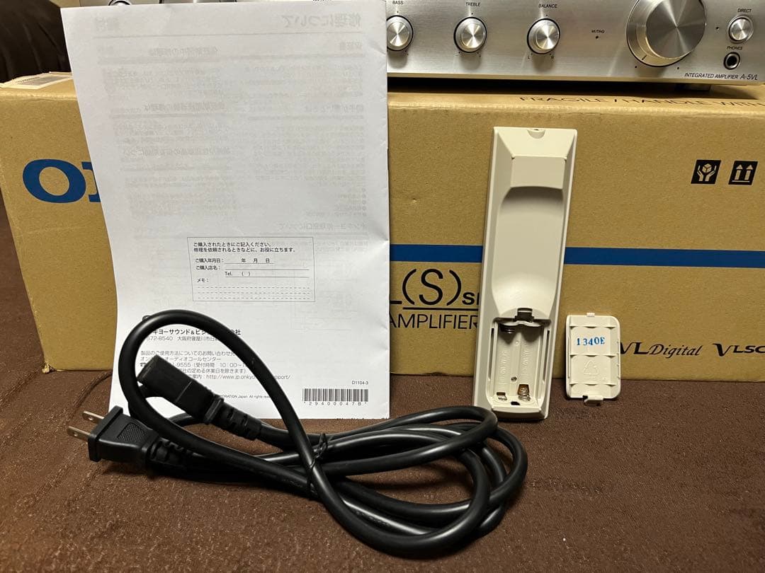 ONKYO A-5VL C-S5VL 外箱付きのセットです‼️