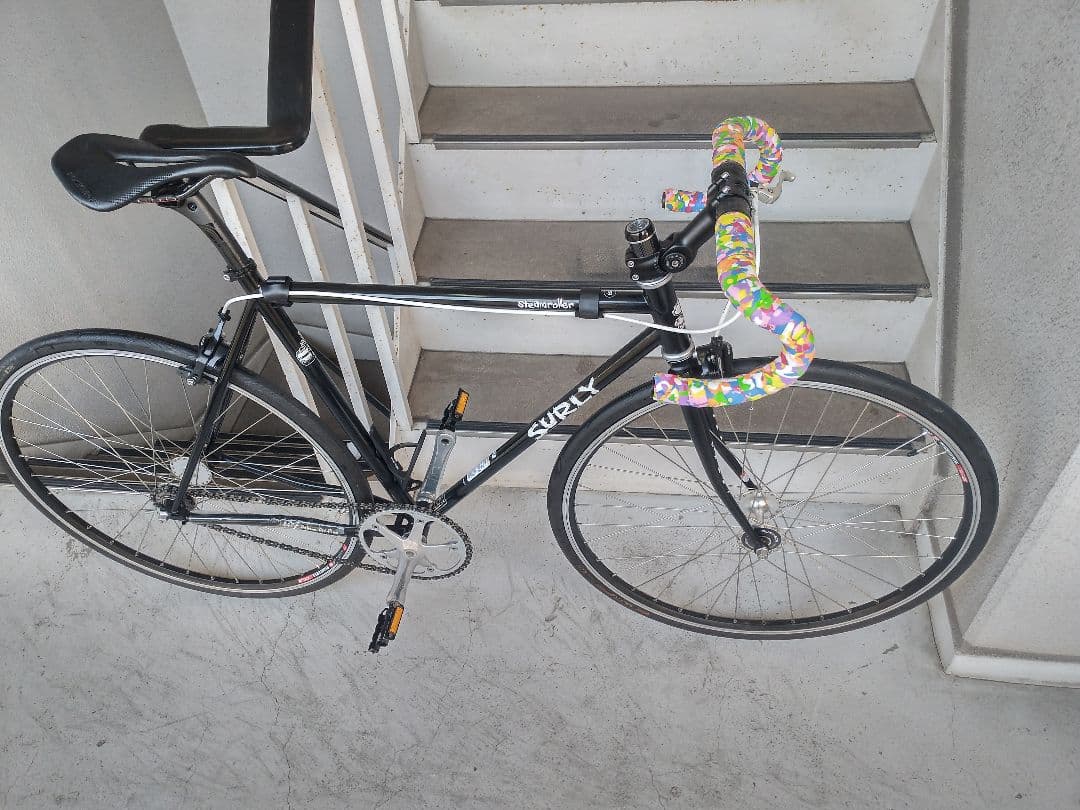 愛車出品いたします!Surlyサーリー steamroller 美品!サイズ53