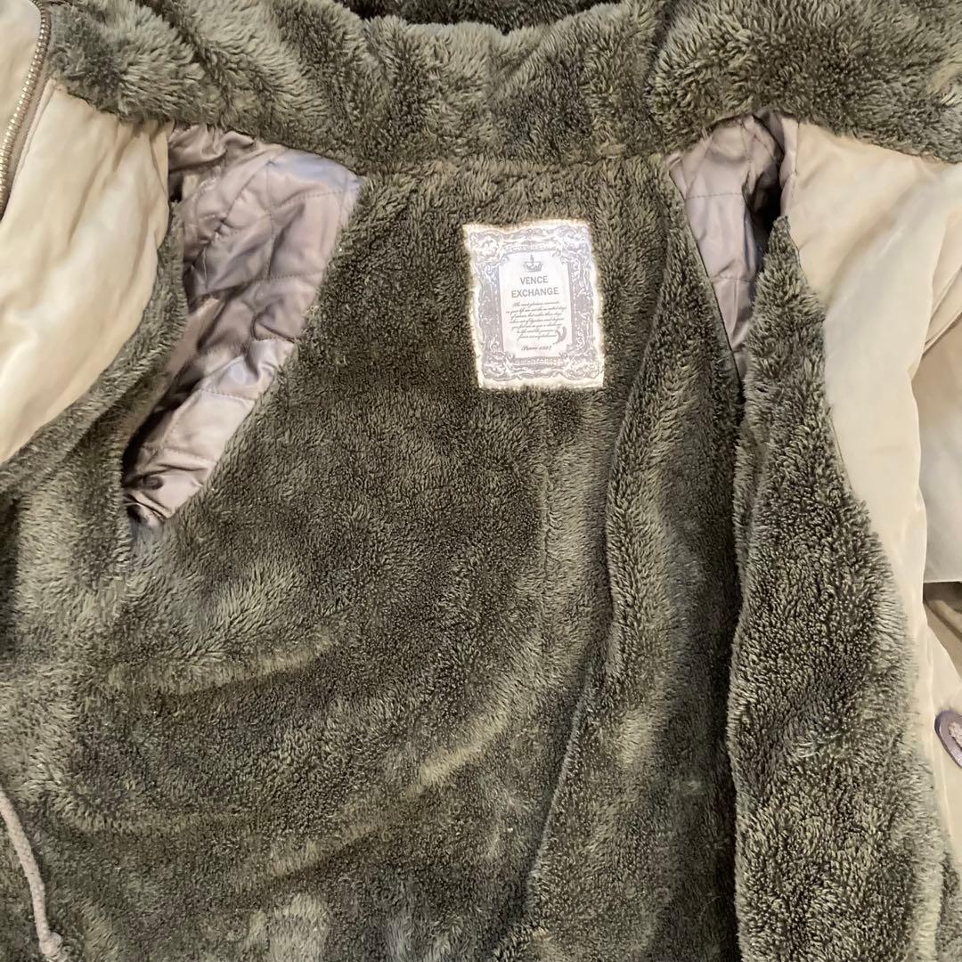 平成ギャル y2k ミリタリージャケット　鬼ファー　裏ボア　モッズコート