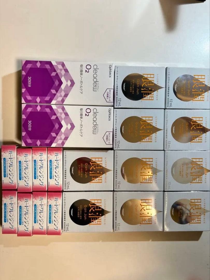 オルソケラトロジー　洗浄液セット　ハードコンタクト