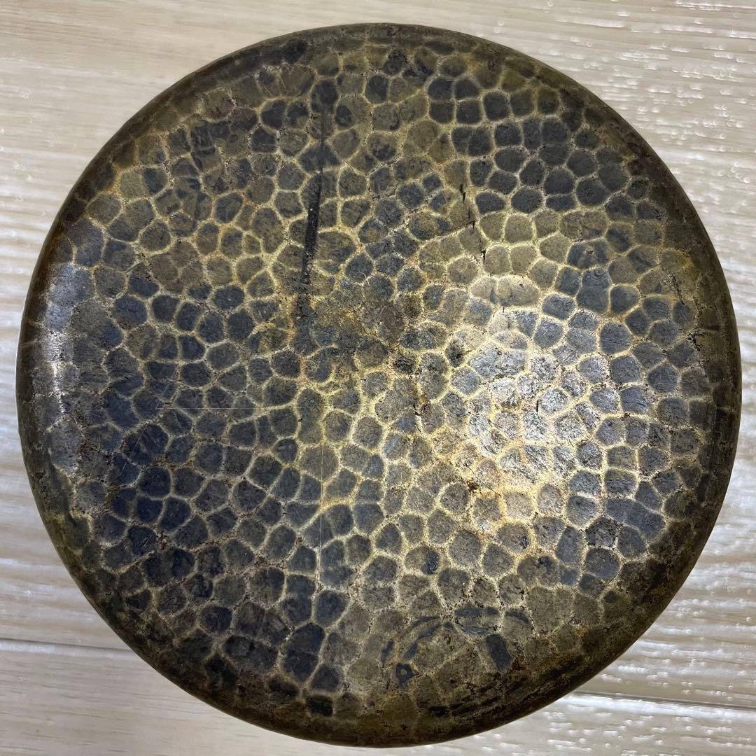 希少　金龍堂　松尾忠久作　饌盆　黄銅　小物入れ