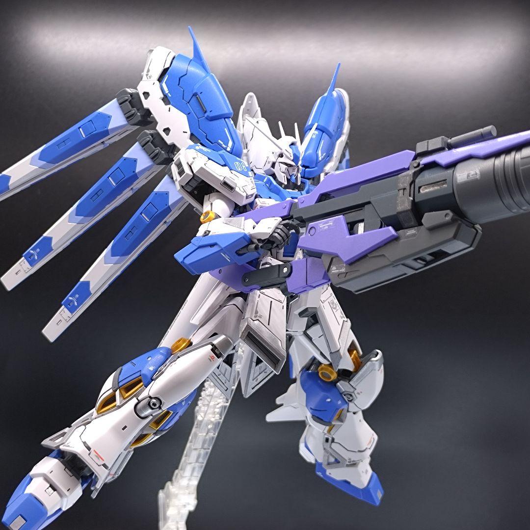 RG hi-νガンダム ハイニューガンダム ハイメガ 【全塗装完成品】