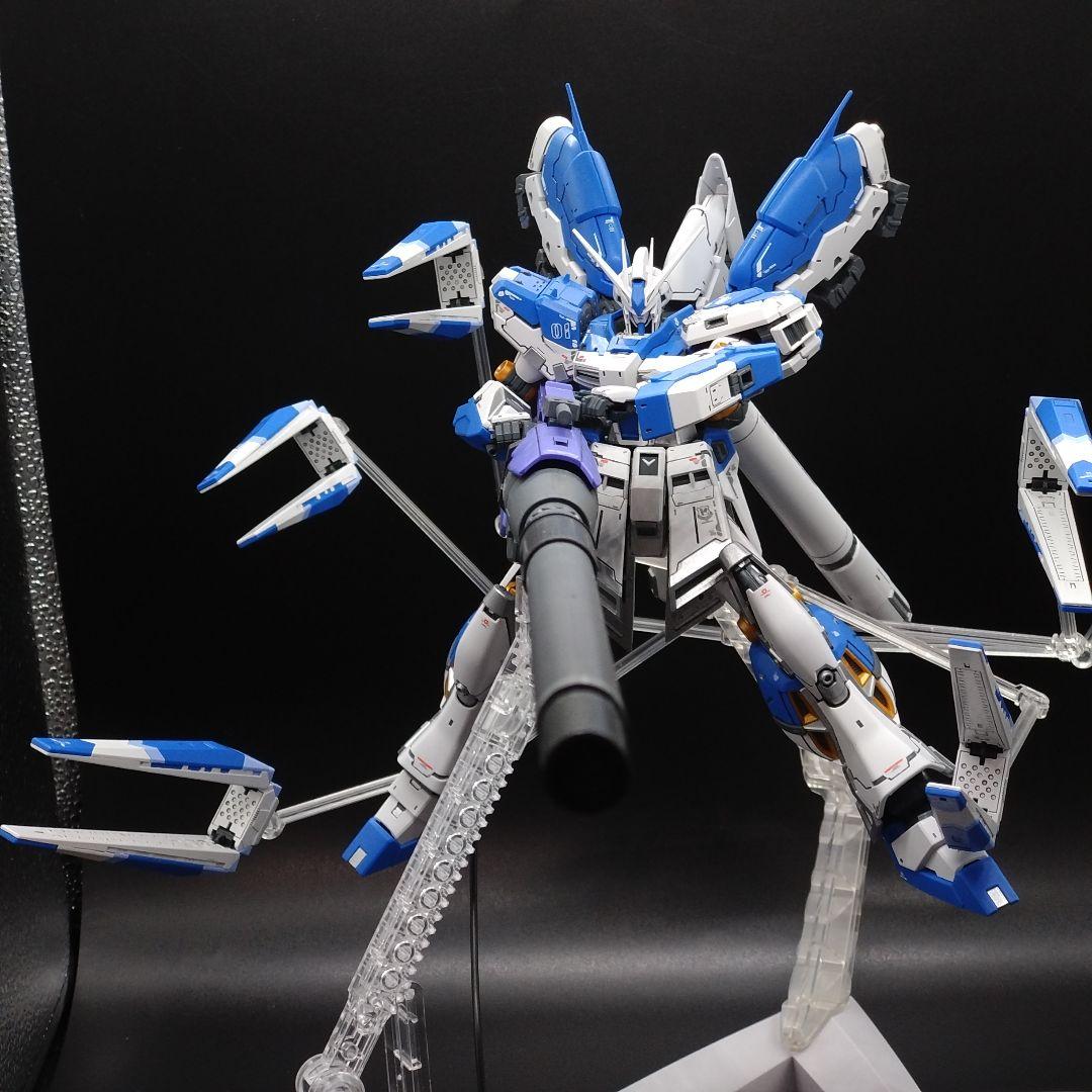 RG hi-νガンダム ハイニューガンダム ハイメガ 【全塗装完成品】