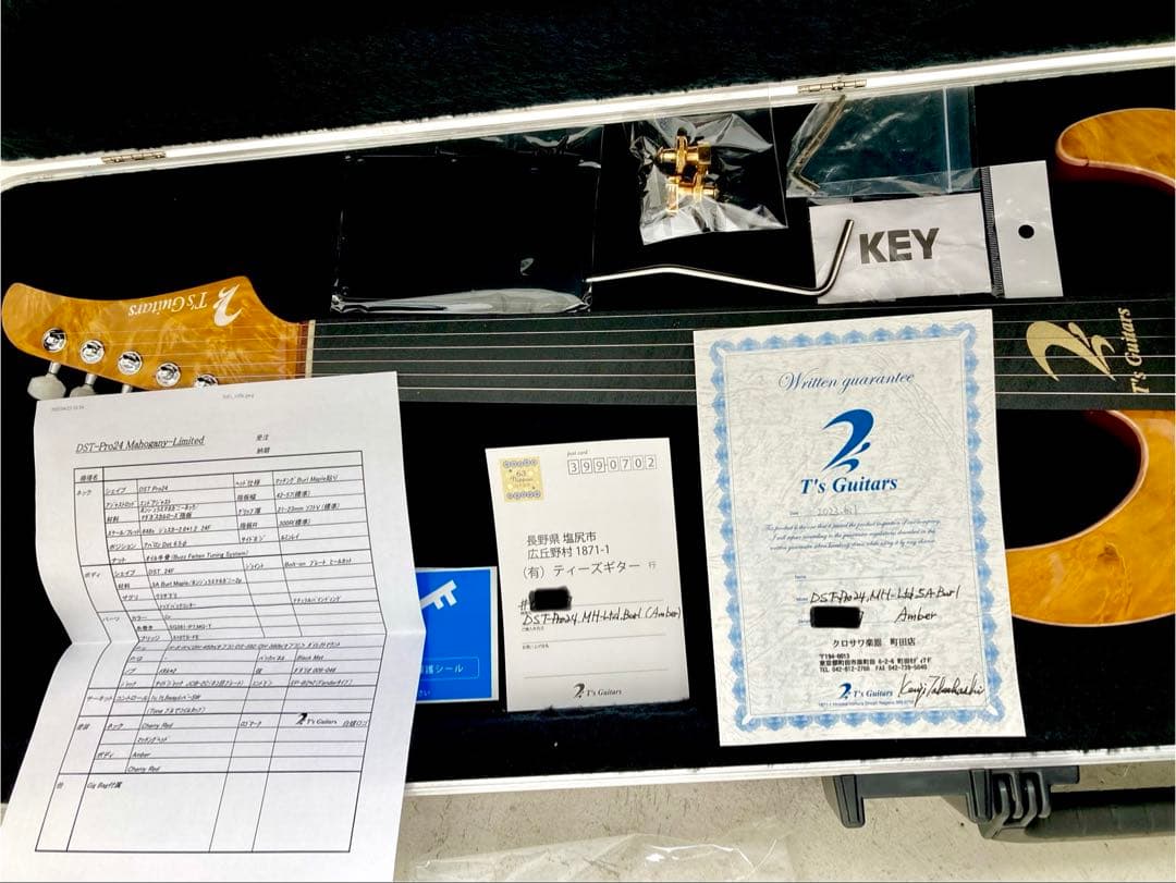 T’s Guitars DST-Pro 24 Mahogany Limited