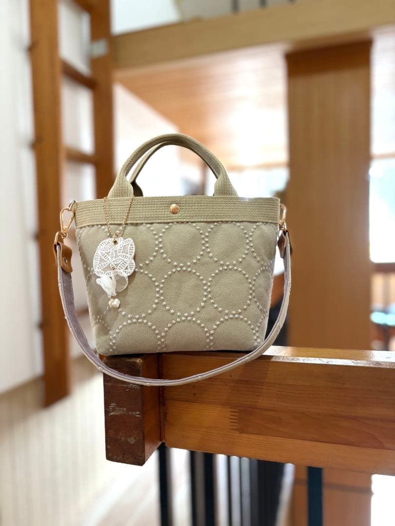 ミナペルホネン✳︎ハンドメイド✳︎2way tape bag light