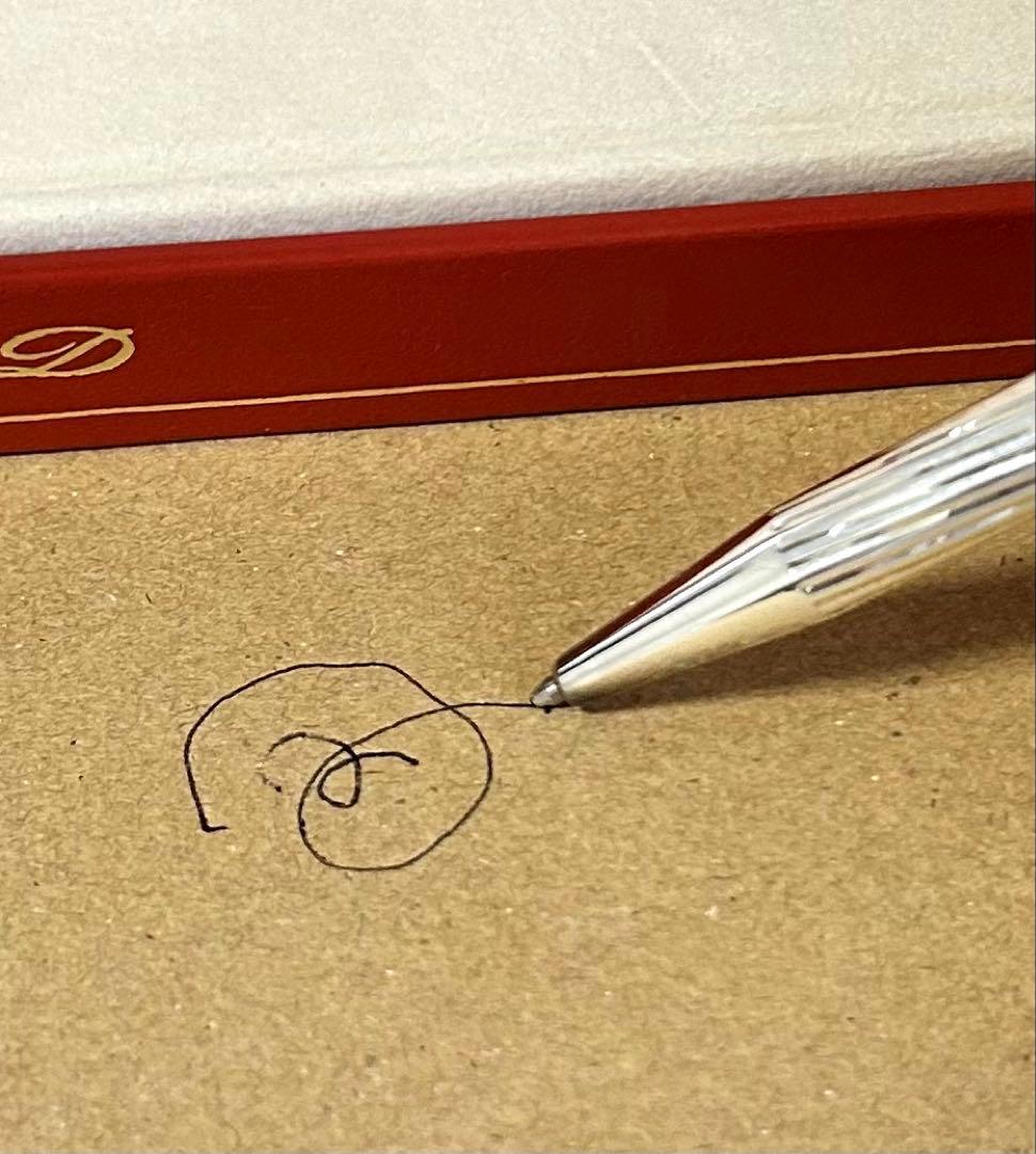 S.T.DUPONT デュポン ボールペン　シルバー　※元箱付属品　ツイスト