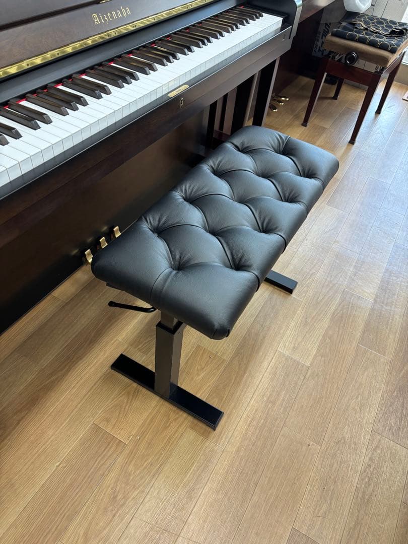 ピアノ椅子【HIDRAU / イドラウ】Boston-BM45HC 本革座面