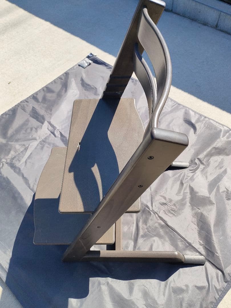 ストッケ トリップトラップ シリアルNo.4 グレー ベビーチェア スライダー付