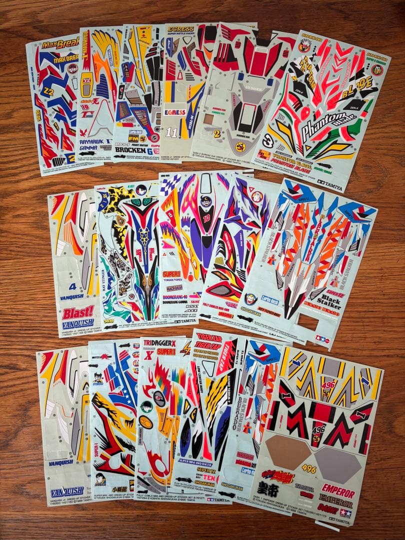 ミニ四駆 ドレスアップステッカー 38枚