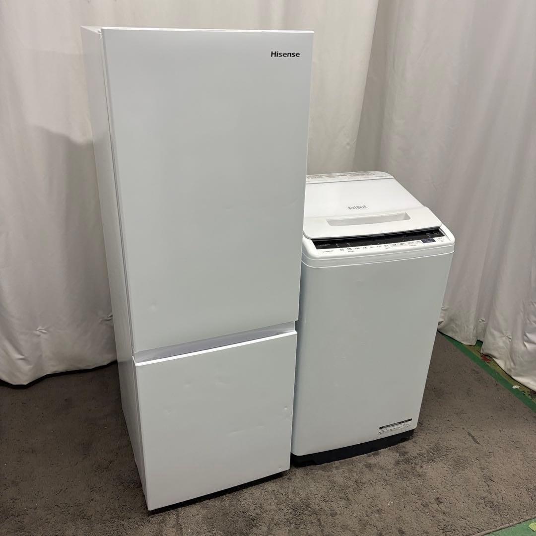 64⭕️冷蔵庫　洗濯機　7キロ　一人暮らしセット　単身　中古　安い　設置無料