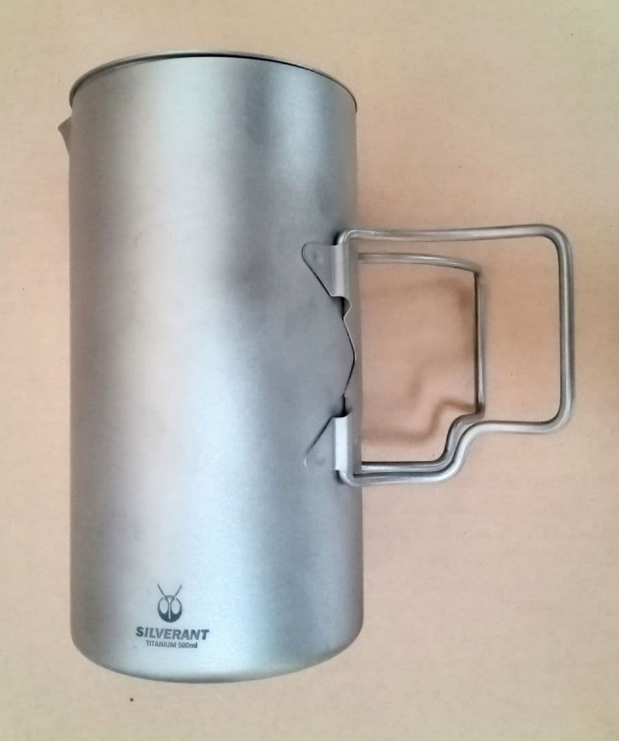 ☆チタン製フレンチプレスコーヒーメーカーセット＊シルバーアントとＪＳＦのコラボ製