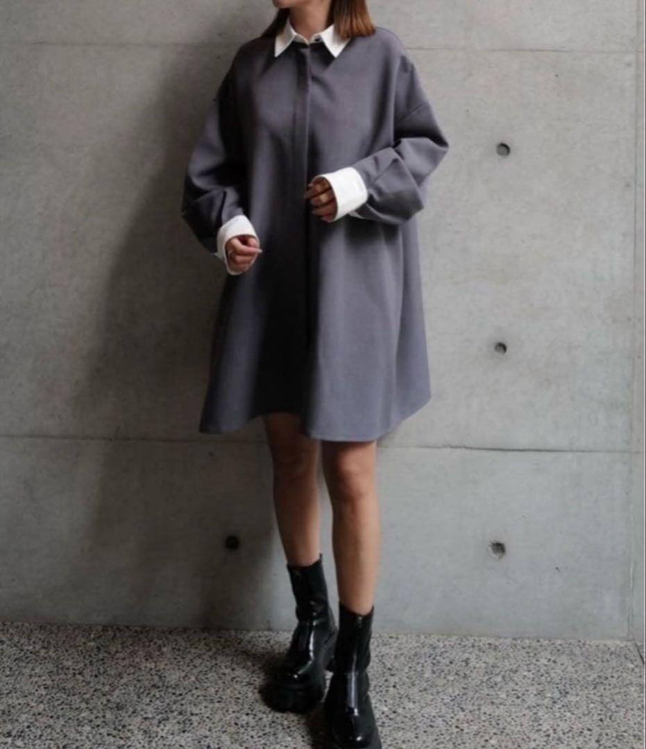 macchat マチャット　シャツワンピース