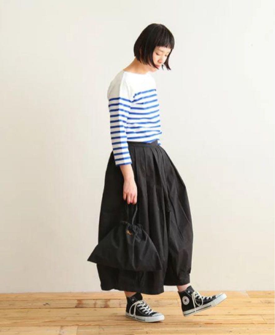 HARVESTY ハーベスティ 40コーマ糸ツイルサーカスキュロットパンツ