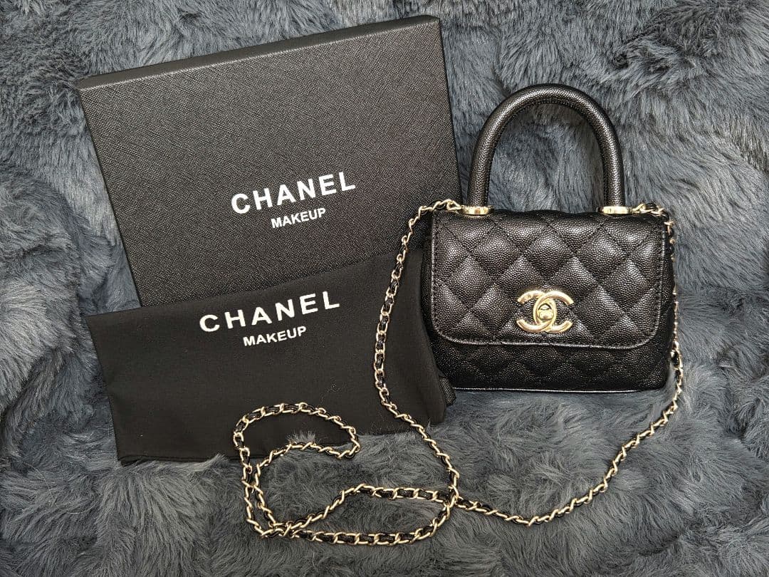 CHANEL ノベルティ ハンドバッグ ショルダーバッグ ミニ チェーンバッグ