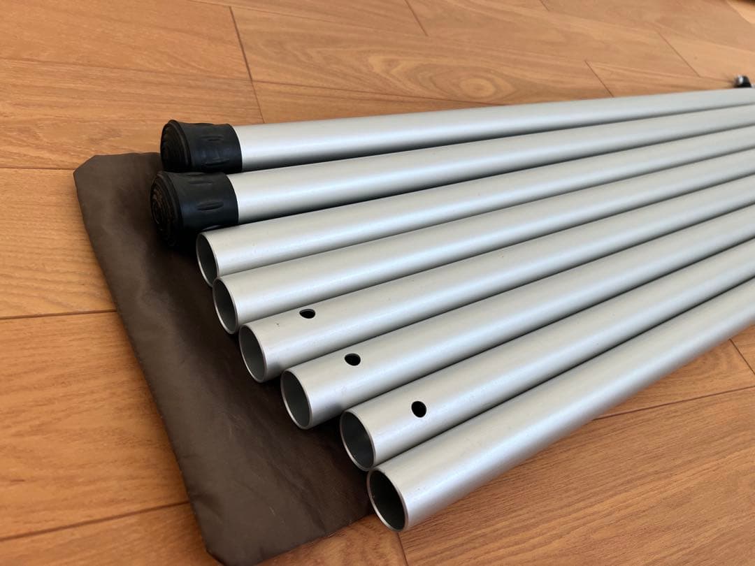 スノーピーク　ウイングポール 280 2本セット 収納袋付き