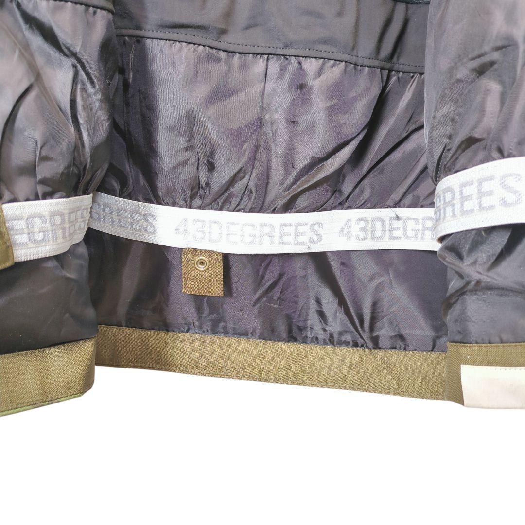 ✨️43d 43DEGREES スノーボードウェア ジャケット カモフラ L