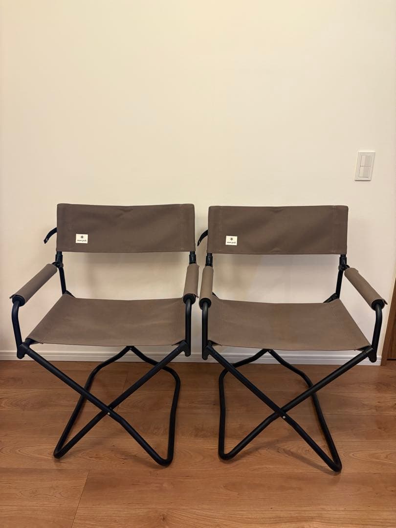 PEAK スノーピーク　FDチェアワイド グレー　2個セット