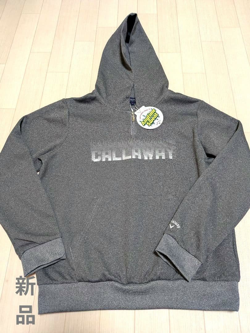 新品　キャロウェイ グレー スウェットパーカー LL