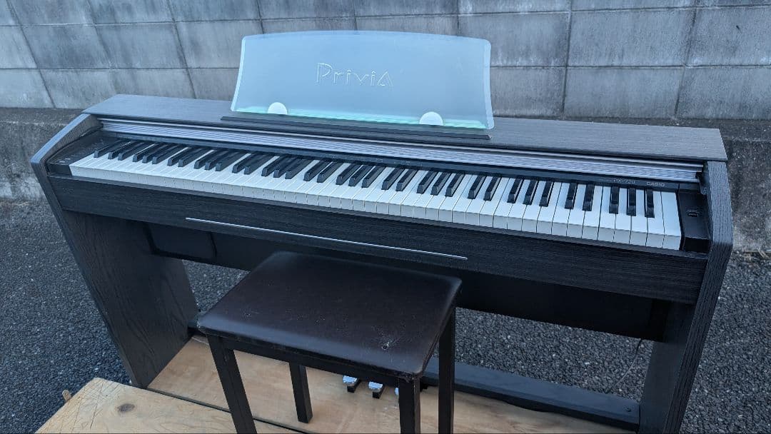 送料込み CASIO 電子ピアノ privia PX-720 07年製 ★激美品