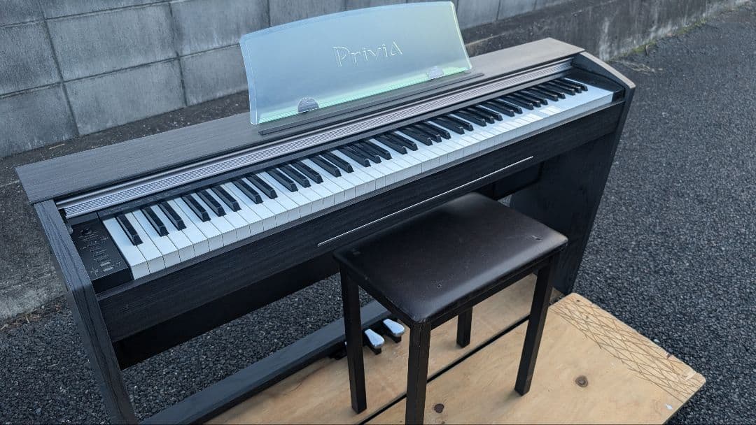 送料込み CASIO 電子ピアノ privia PX-720 07年製 ★激美品