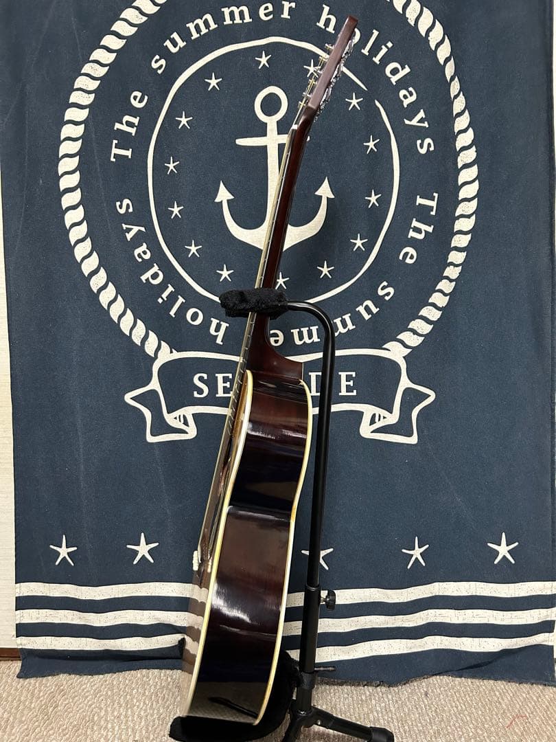 末迄特価セール美品70年代黒沢楽器レアビンテージ❣️ジュリアンF-150バック虎杢