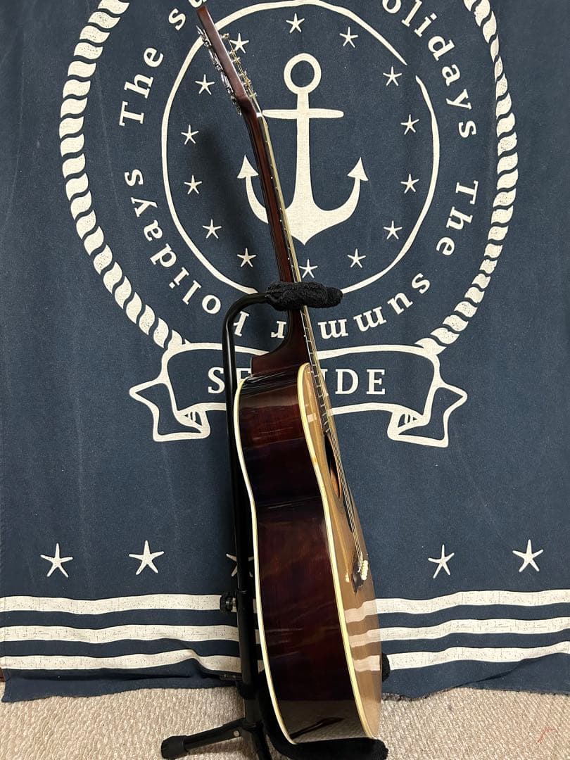 末迄特価セール美品70年代黒沢楽器レアビンテージ❣️ジュリアンF-150バック虎杢