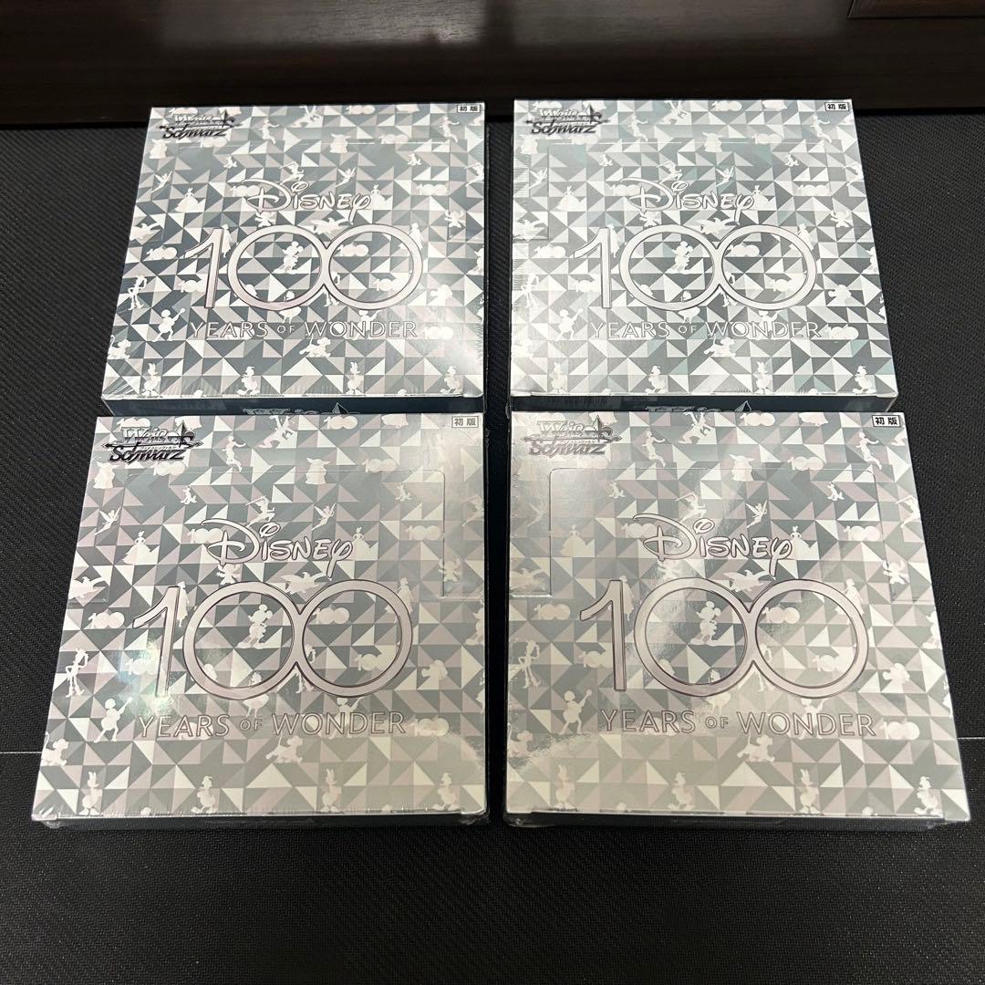 【未開封・シュリンク付】ヴァイスシュバルツ　ディズニー100 4BOX