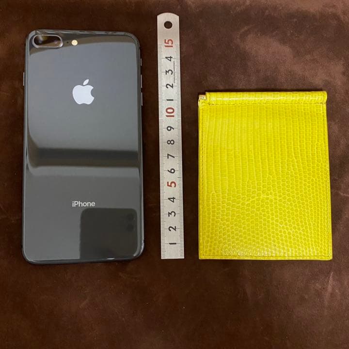 超希少 本革 マネークリップ イエロー プレゼント