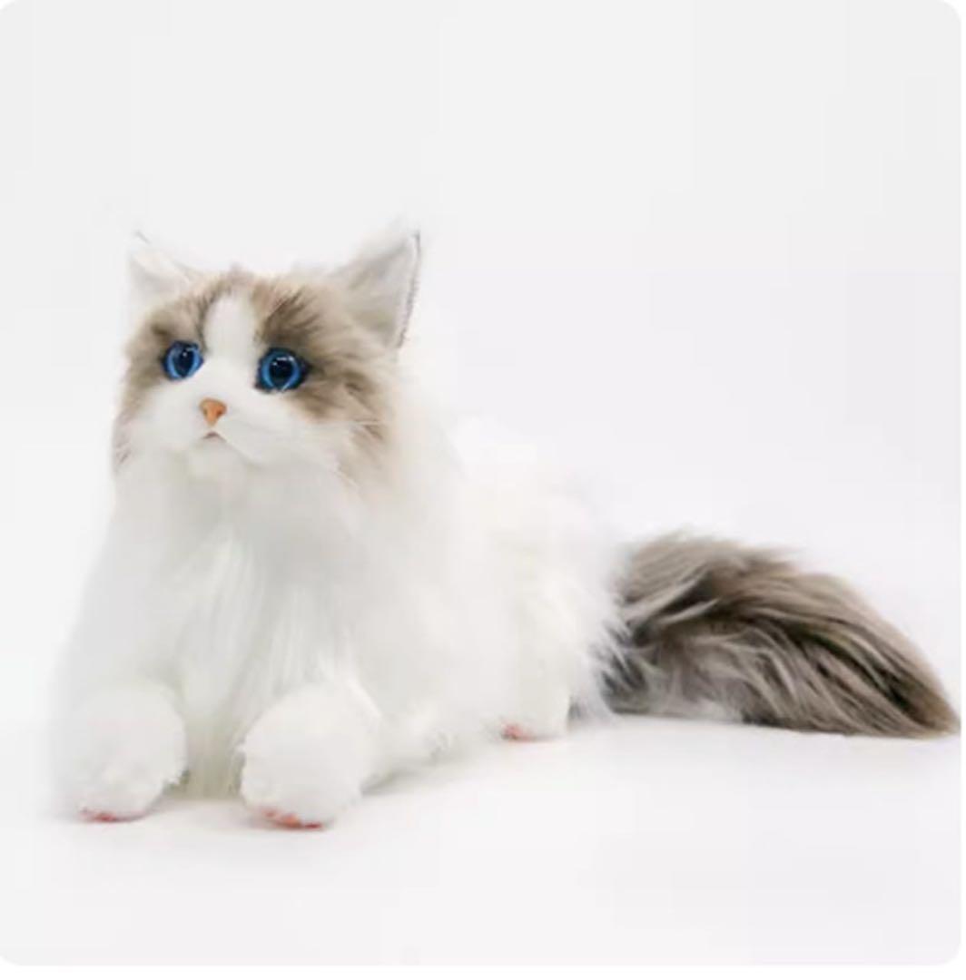 猫 ネコ ぬいぐるみ 置物 新品未使用 実物約50cm