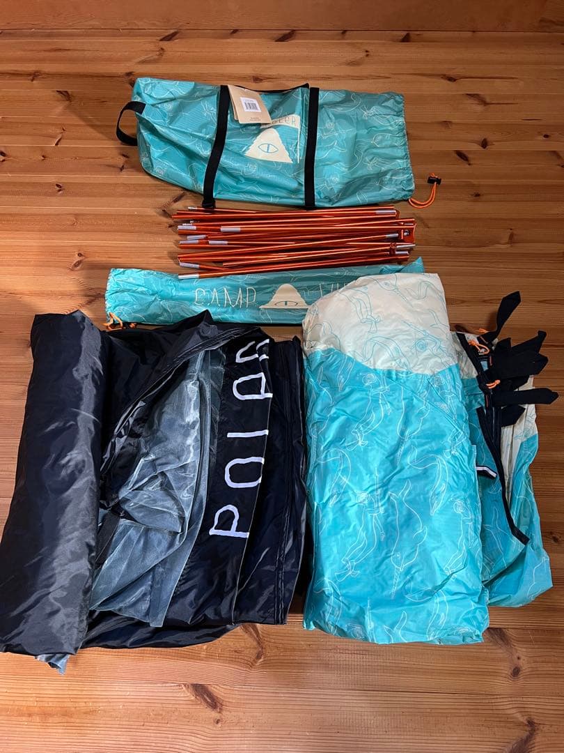 試し張りのみ　ポーラー POLeR 2 MAN TENT テント