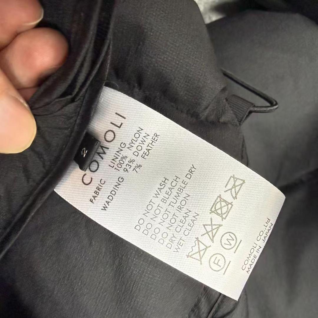 COMOLI ダウンジャケット ブラック 2