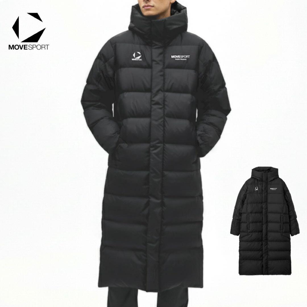 デサント ST5FDJ00M ロングダウンコート ブラック XLサイズ