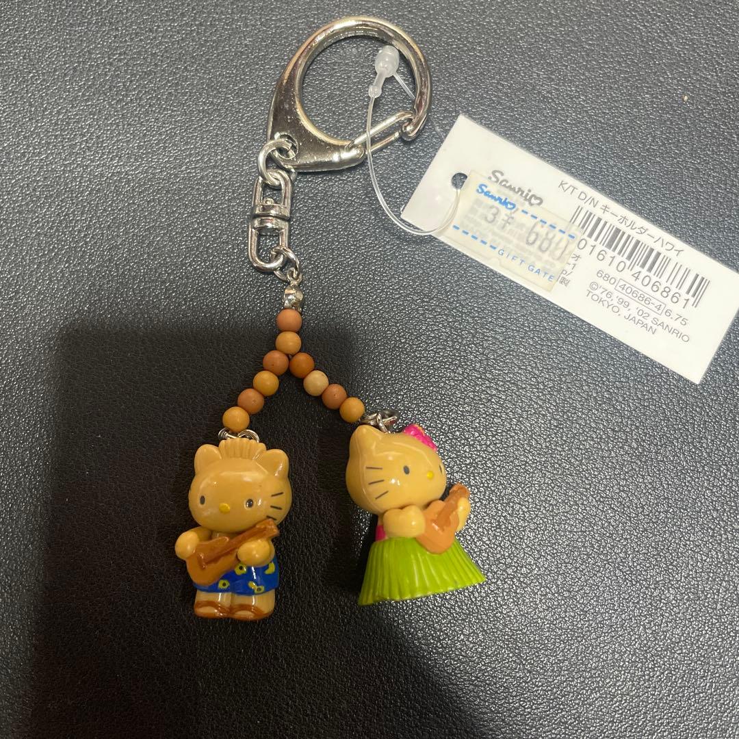 ☆レア☆2002☆ハワイバージョン　ハローキティ＆ダニエル　キーホルダー☆根付け