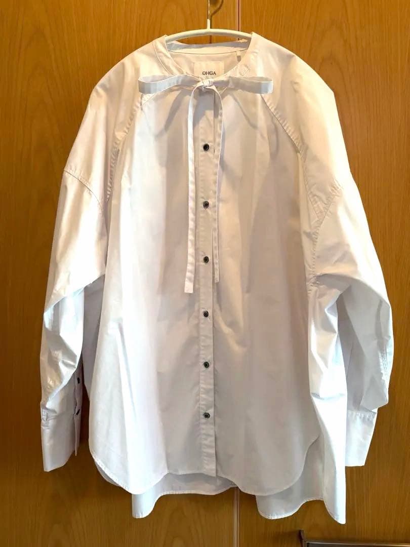 ★お値下げ★美品★人気商品★OHGA オーガ　ボウタイブラウス
