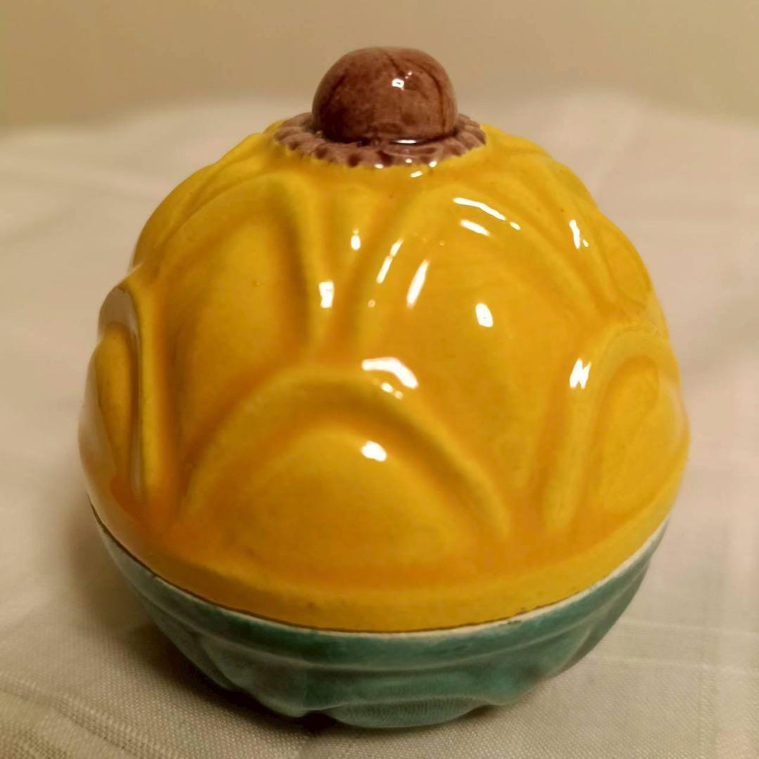 交趾蕗の薹香合　杉田祥平造　清閑寺窯