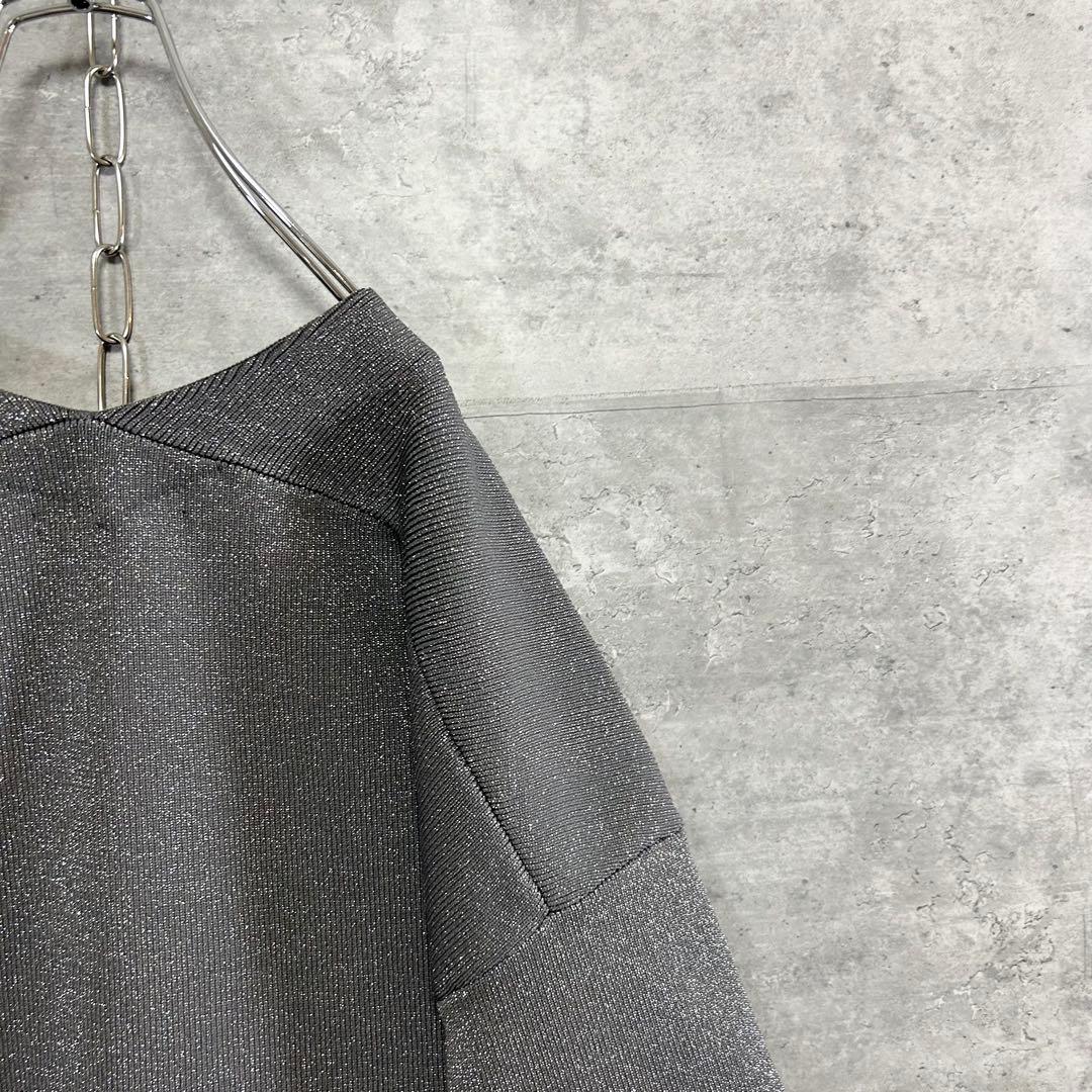 ほぼ未使用　ne Quittez pas ヌキテパ ラメ ニットカーディガン