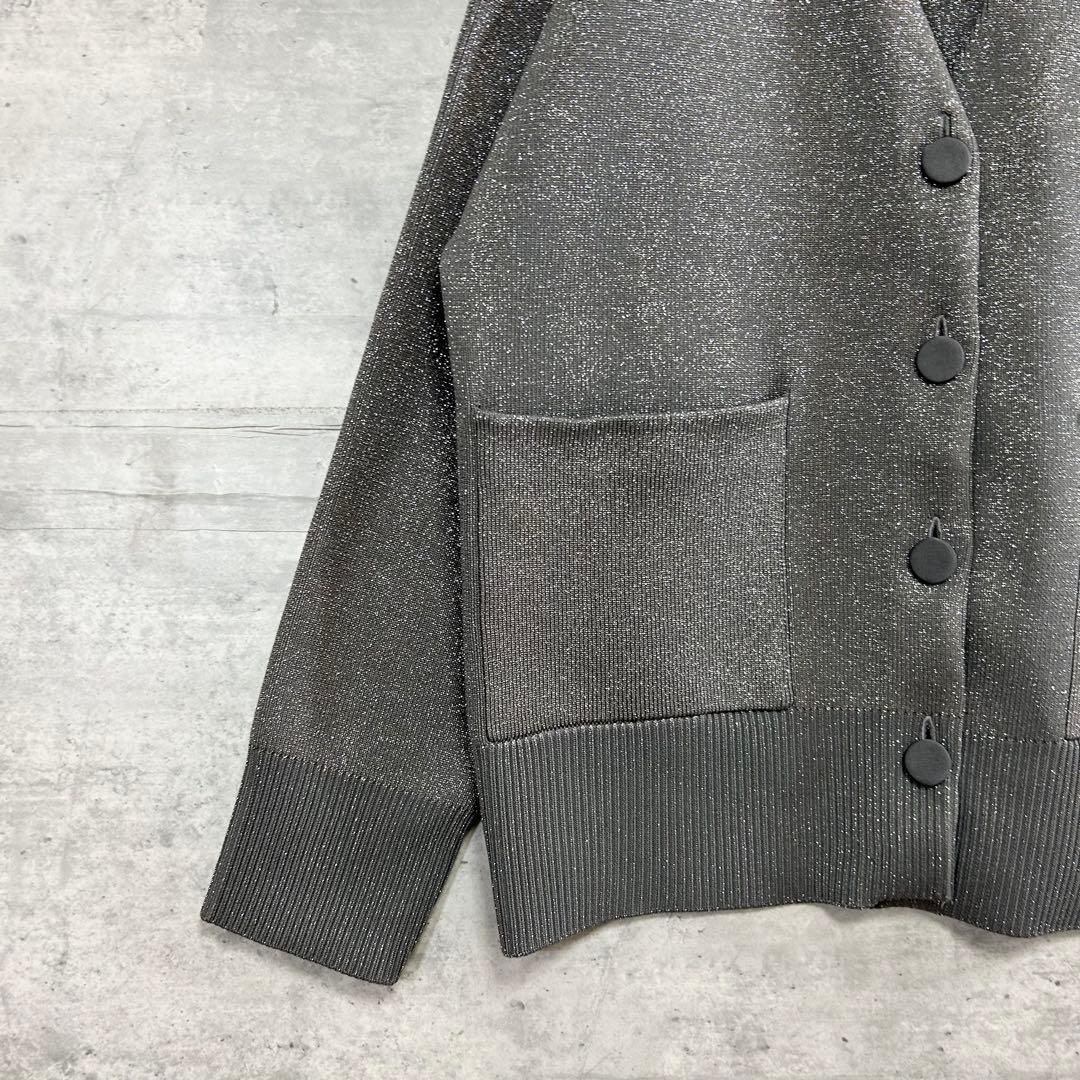 ほぼ未使用　ne Quittez pas ヌキテパ ラメ ニットカーディガン