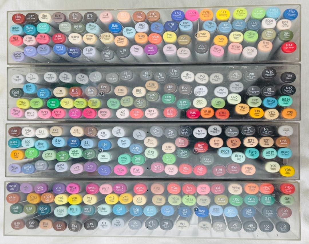 コピックスケッチ　72色セットABCD 全色