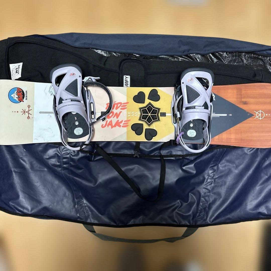 Burton スノーボード バインディング付き