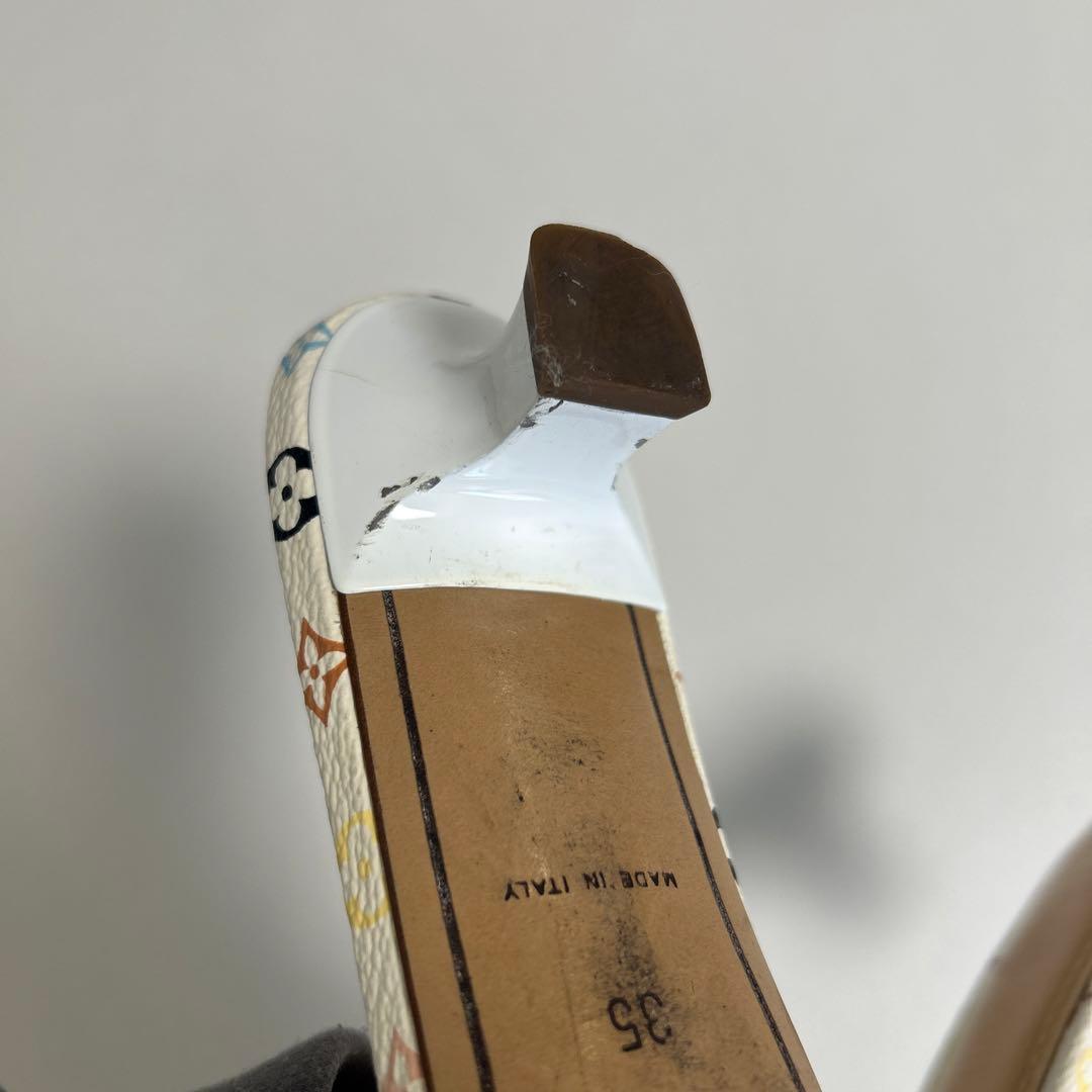 LOUIS VUITTON マルチカラー　ミュール　大阪高島屋購入品