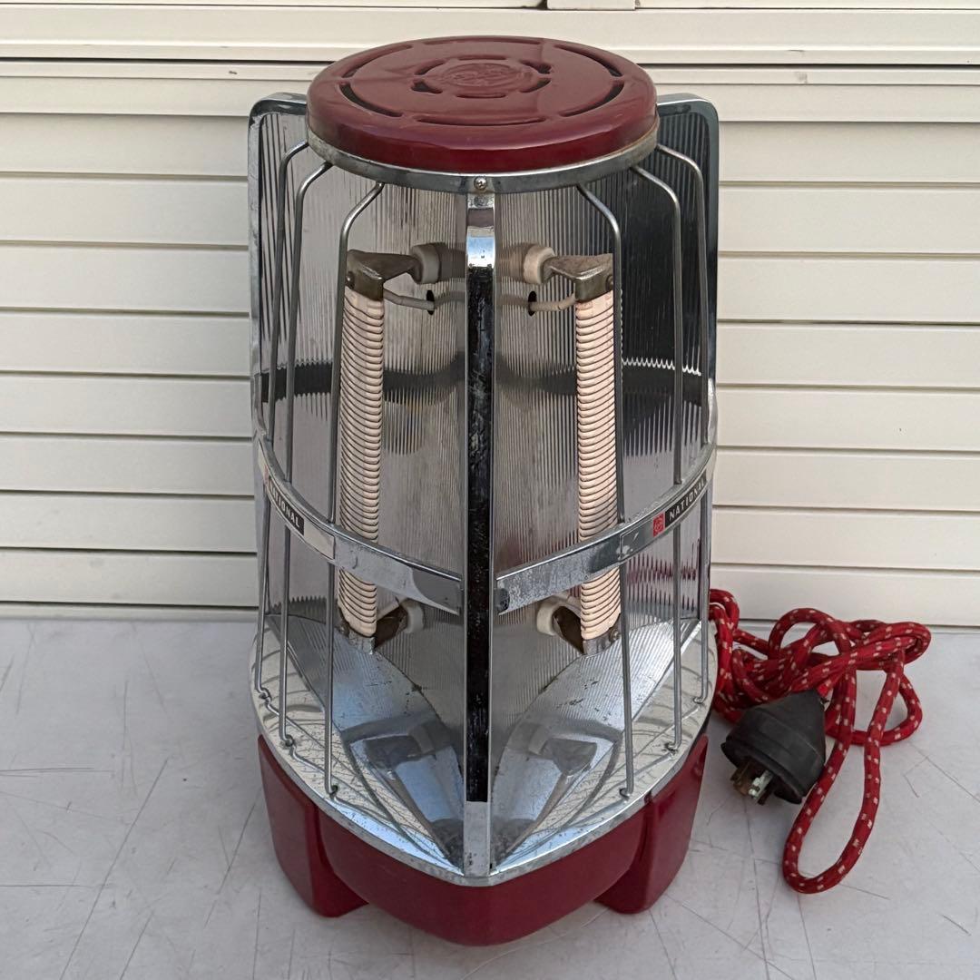 激レア■昭和レトロ■ナショナル■三面ストーブ